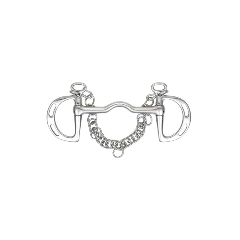 Shires Slotted Cheek Port Mouth Kimblewick 5" Steel
