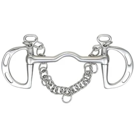 Shires Slotted Cheek Port Mouth Kimblewick 5" Steel