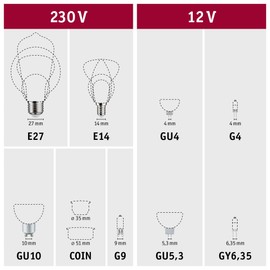 Paulmann 80087 Halogen Lamp High Voltage Halogen Pin Base Set of 2 G9 230 V Warm White 2 x 22 Watt Dimmable Clear 2700 K G9