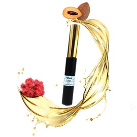 Mascara de Pestañas Rimel con Aceite de Ricino y Mamey Crecimiento de Pestañas No Irrita los Ojos 6 ml