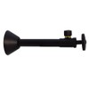 Westbrass D1112-62 Round Handle Angle Stop Shut Off Valve, 1/2"