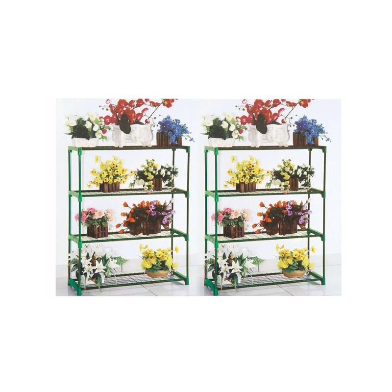 Panana 4 Tier Garden Greenhouse Steel Staging Shelving Plant Stand