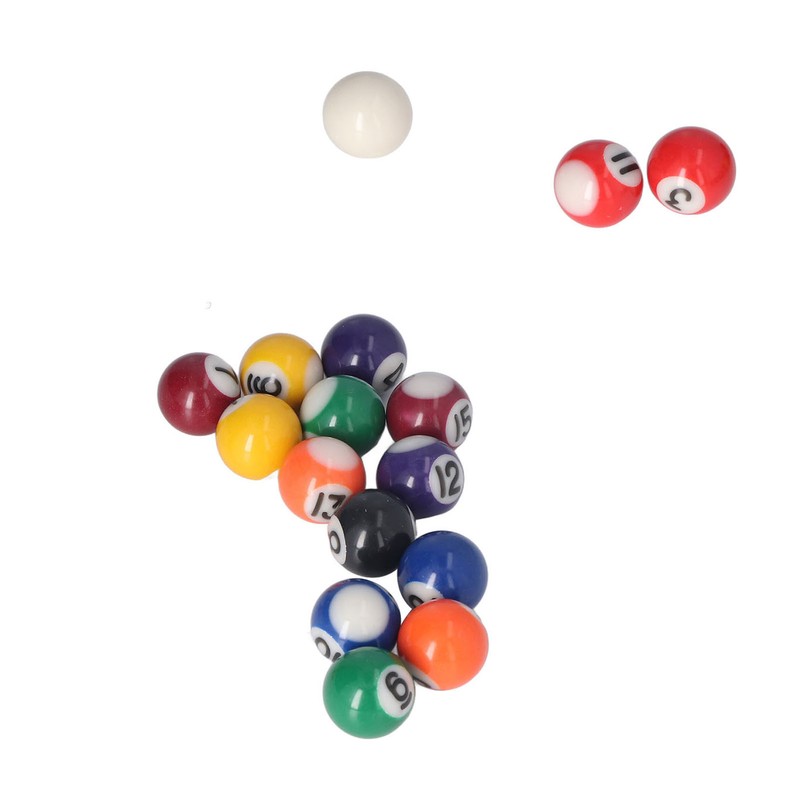 25mm Mini Billiard Ball Complete 16 Balls Set American Style