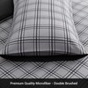 Grace Double Duvet Set - Brushed Microfiber Duvet Cover (200
