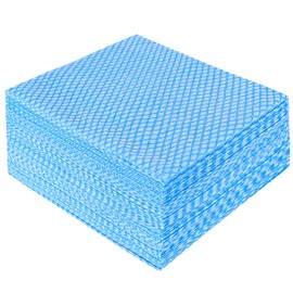 JEBBLAS Disposable Cleaning Towels and Dish Cloths, Reusable Towels,Handy Cleaning Wipes, 50 Count/Pack,Blue