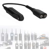 Goshyda Audio Cable Adapter, A58 K-Head 2Pin Walkie Talkie Audio