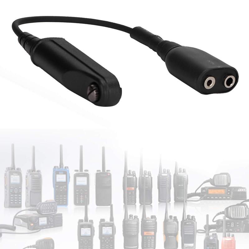 Goshyda Audio Cable Adapter, A58 K-Head 2Pin Walkie Talkie Audio