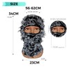 Michear Winter Beanie Hat Men Warm Fuzzy Knitted Balaclava Distressed