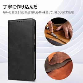 QUEASON [AQUOS Sense9 Case Notebook] Magnetic Aquos Sense 9 Case Notebook Type SH-53E SHG14 SH-M29 Stand Function Aquos Sense 9 Cover Card Storage Aquos Sense9 Case Mobile Cover Aquos Sense 9 Case