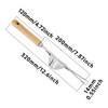 PDETVEO Garden Weeding Tool, V-Shaped Stainless Steel Weed Puller with