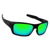 Alphax Emerald Green Polarized Replacement Lenses for Oakley Turbine OO9263