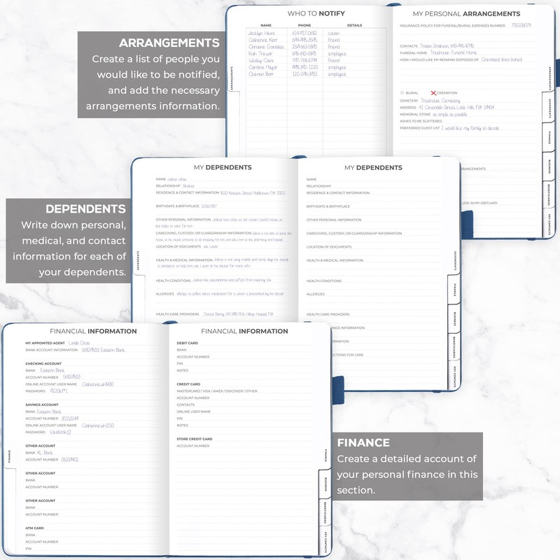 Clever Fox End of Life Planner – Final Arrangements Organizer