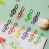 Large Paper Clips, 1.6 Inch, 40mm, 50 Pcs, Multicolored Note
