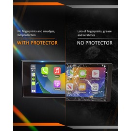 CDEFG (4Pcs for 2025 Hyundai Tucson Screen Protector, 12.3 Inch Touchscreen + Dashboard, 2025 Tucson (SE, SEL, SEL Convenience, XRT, Limited) Accessories Split 4Pcs Nano Film