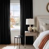 NICETOWN Black Velvet Blackout Curtains 96 inch Long for Bedroom