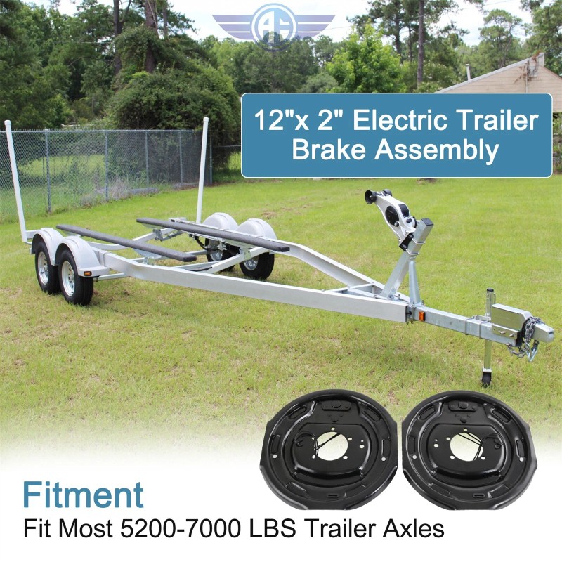 Afauto2016 Electric Trailer Brake 12" x 2" assembly pair set