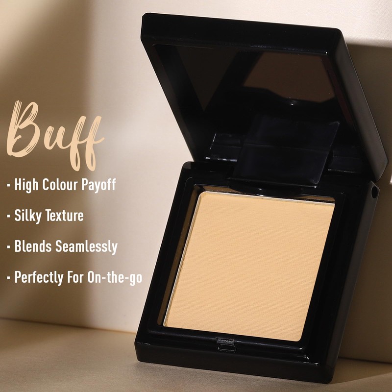 UCANBE Nude Single Eyeshadow Palette, Highly Pigmented Matte Naked Eye