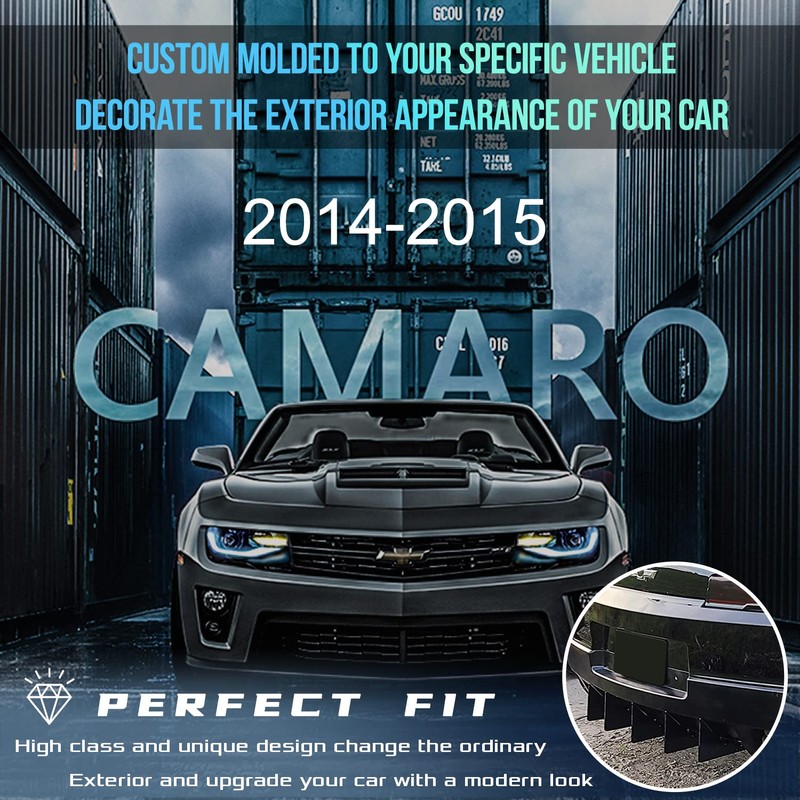 for Camaro 5th Gen Rear Diffuser Set V1 2014-2015, 5