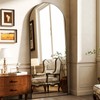 HARRITPURE 64"x21" Arched Full Length Mirror Free Standing Leaning Wall-Mounted