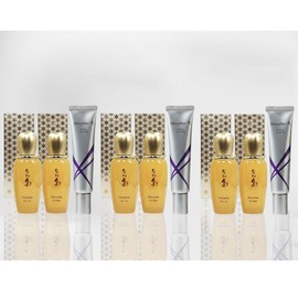 Sooryehan Hwayun Skin 80ml x3 + Emulsion 80ml x3 + Cream 60ml x3, 3-piece set / 수려한 화윤 스킨80ml x3개+에멀전80ml x3개 +크림60ml x3 단품 3종세트