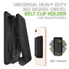 Heavy Duty Cell Phone Holder – 360 Degree Adjustable Swivel