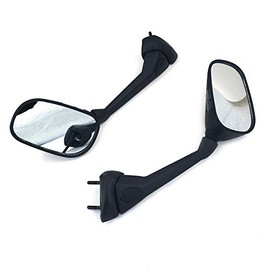 FZ1/FAZER Rückspiegel Langlebig Blendfrei,Motorrad Spiegel für FZ1/FAZER 2007–2013 Street Bike-Schwarz