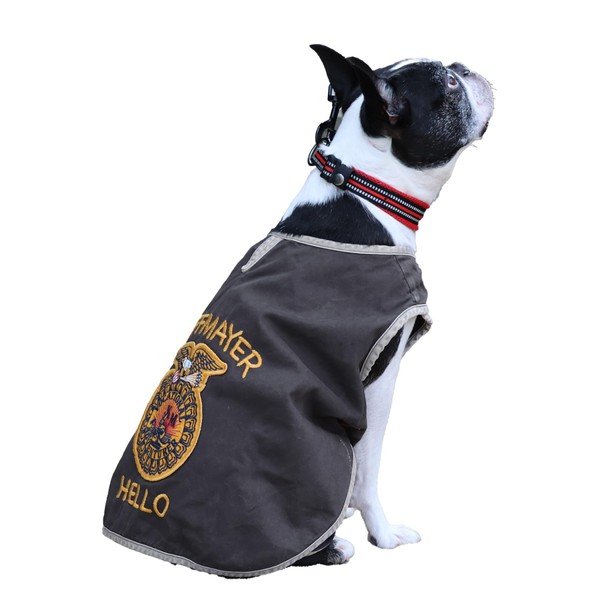 Cliff Mayer Vest FFA Dog Clothes, X-Large, Charcoal