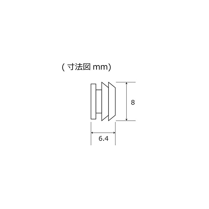 Waki Sangyo Shelf Dowel, Men, Shelf Bracket Dowel, 100-Piece Set,
