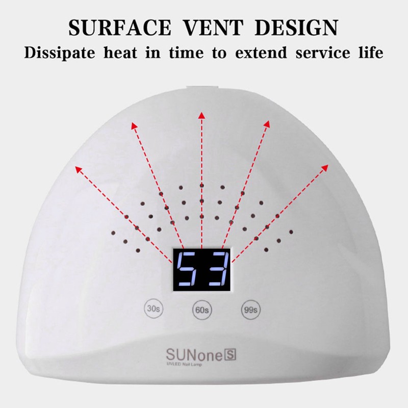 48W Intelligent LED UV Gel Lamp Curing Machine Nail Polish