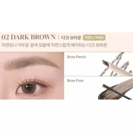 Eglips 이글립스 듀얼 브로우 2 다크브라운 + 4 라이트브라운 Eglips Dual Brow 2 Dark Brown + 4 Light Brown