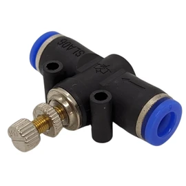 Lumonic I PU Hose Throttle Check Valve with Connector I 6 mm I Pneumatic Throttle Check Valve I Throttle Valve I Compressed Air & Automatic