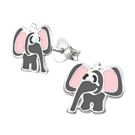 Elephant Earrings 925 Sterling Silver