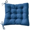 Miles Kimball Rocker Chair Pad Set, Blue, Polyester Fill, Furniture