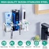 Toothbrush Holders Wall Mounted, Electric Toothbrush Holder, Stainless Steel Shower