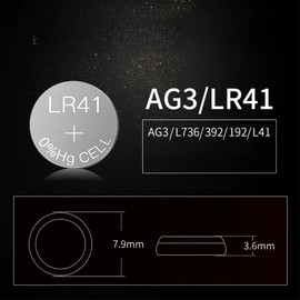 QLQXQTy 25pack LR41 Button Batteries AG3 L736f L736c L736 392 192 1.5V Alkaline Batteries
