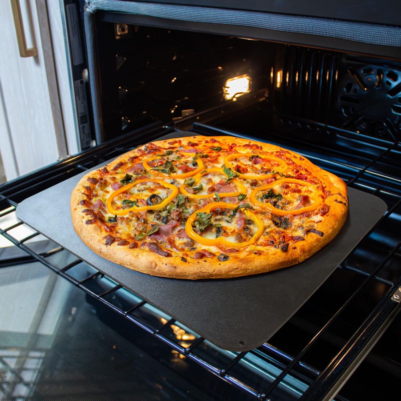 Old Stone Pizza Steel for Oven, 14x14-Inch, 1/4-inch Thick