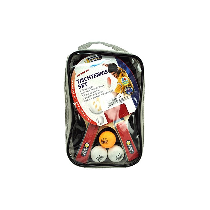 Best Sport Table Tennis Set with Bag - Multicoloured