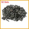 Partuto 50 Sets 4.2x16mm U Clip Screw Assortment Car Clips