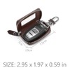 Bakun - Funda de piel para llave de coche, con
