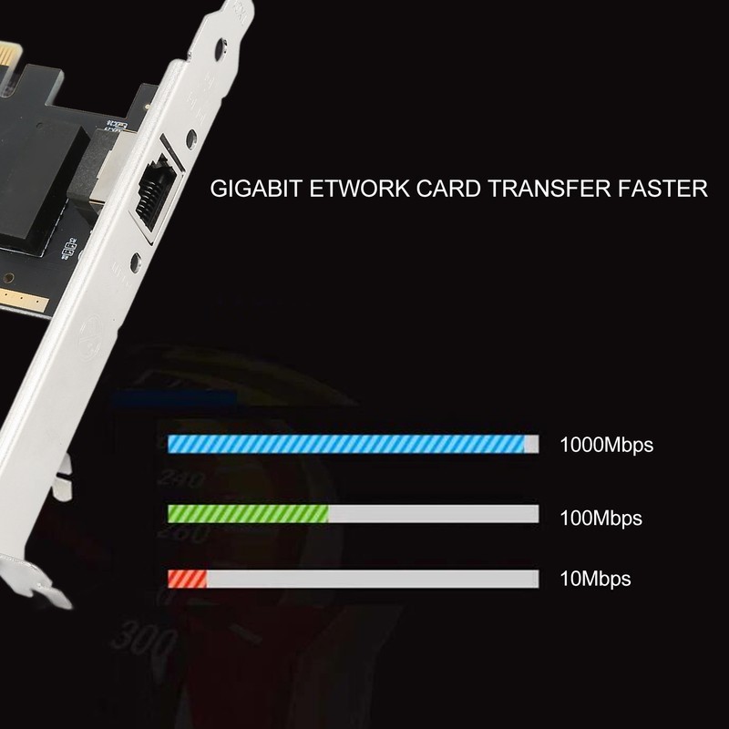 PCI Express 1X Network Card Gigabit Ethernet 10 100 1000Mbps