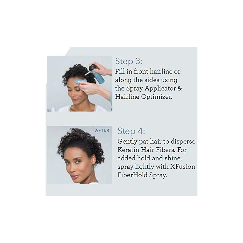 XFusion Regular Size Keratin Hair Fibers, Medium Blonde, 15 grams/0.53