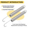 Dewuyanse 7 Inch Recliner Springs Replacement, Stainless Steel, Couch Spring