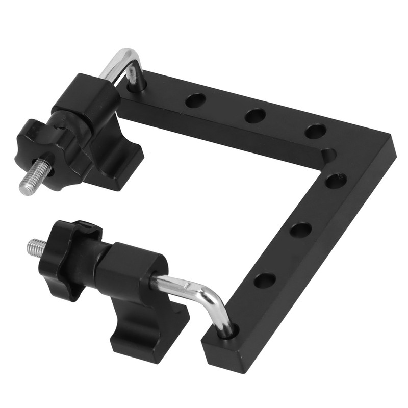 2pcs 90 Degree Positioning Squares L Shape Black Splicing Fixed