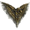 Nemesis Now D1975F6 Blade Raven Wall Plaque 27cm Bronze, Polyresin,