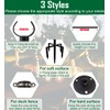 Tigerden 10ft String Light Poles for Soft Surfaces, Light Poles