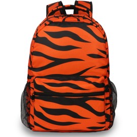 TIANXIADIYI Tiger Backpack Cartoon Animal Tiger Bookbag Children Backpack 17 Inch