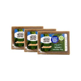 bienestar NEEM ERFRE Jabon Intimo o piel muy sensible Corporal de Hoja de Neem- Artesanal Vegano Natural Tea TREE Aceite Oliva- Sin Parabenos Petrolatos Grasa Animal (Paq- de 3)