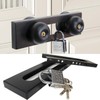 TEMEILI Double Door Locking Device, French Door Lock Security Barricade,