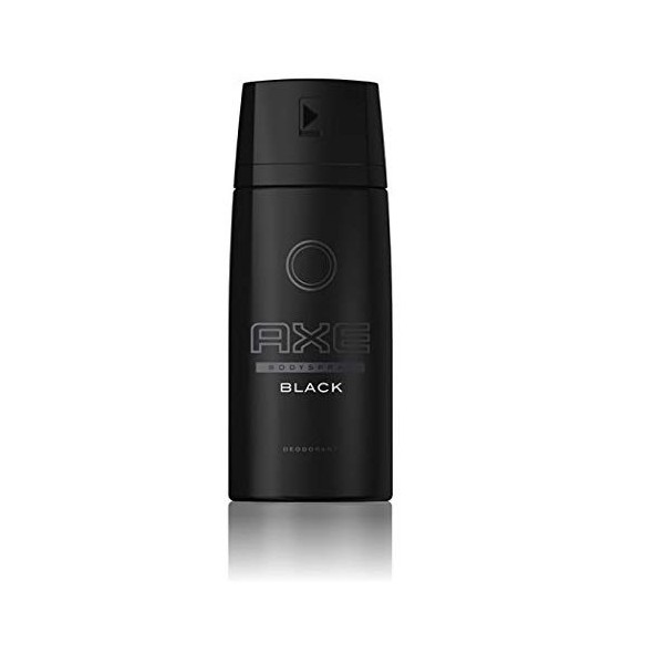 AXE body spray deodorant (150 ml/5.07 fl oz, Black), Pack of 3