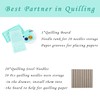 WLICCHS Paper Quilling Kits Quilling Tool Quil Board with Pins